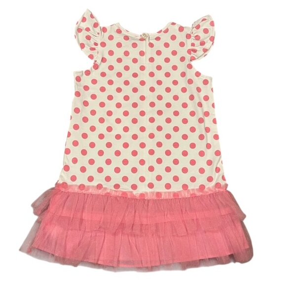 DISNEY Minnie Mouse Pink Polka Dot Dress Size 24M NWT - Picture 2 of 14